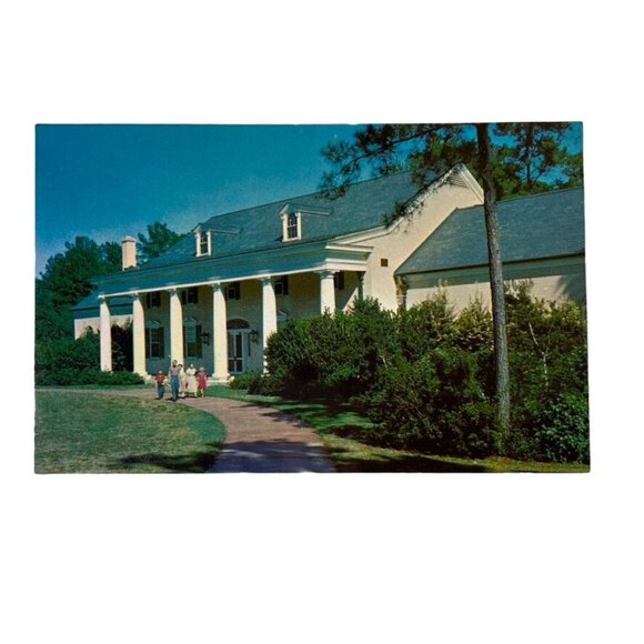 Vintage Postcard Stephen Foster Memorial Post White Springs Florida  u Lusterchr - Picture 1 of 4